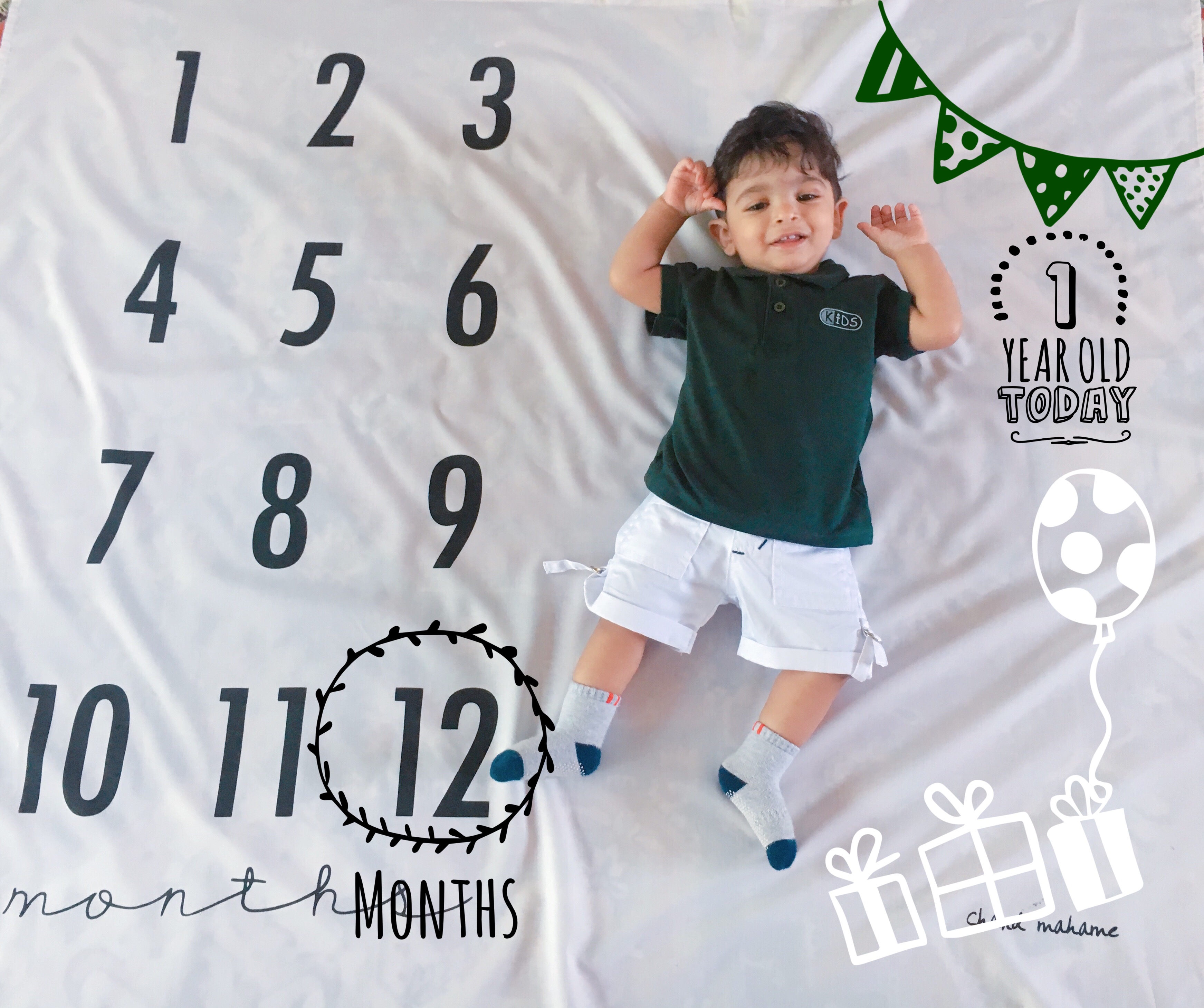 دوازده ماهگی نوزاد ارويد محمديان