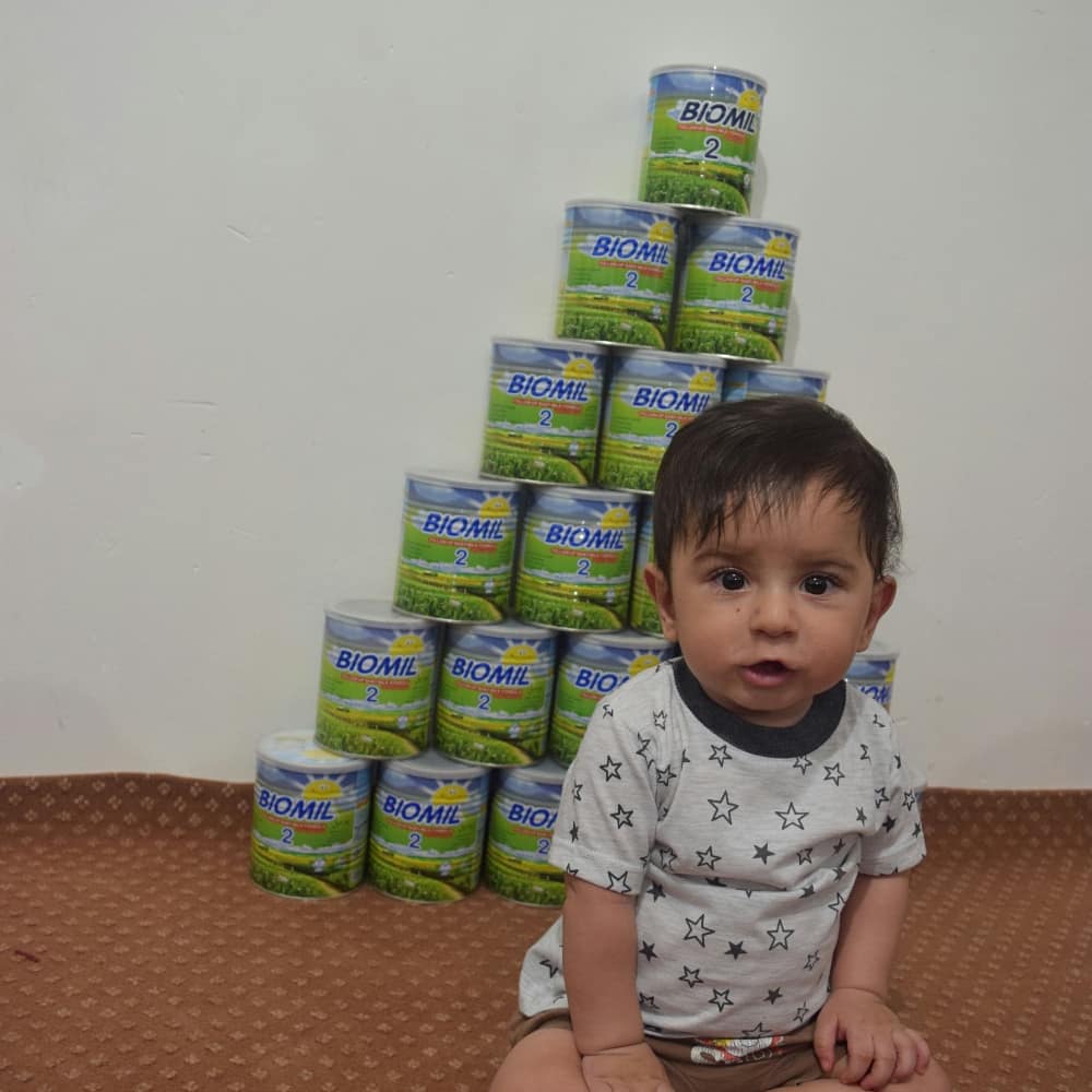 اولین نشستن نوزاد ماهان نصیری