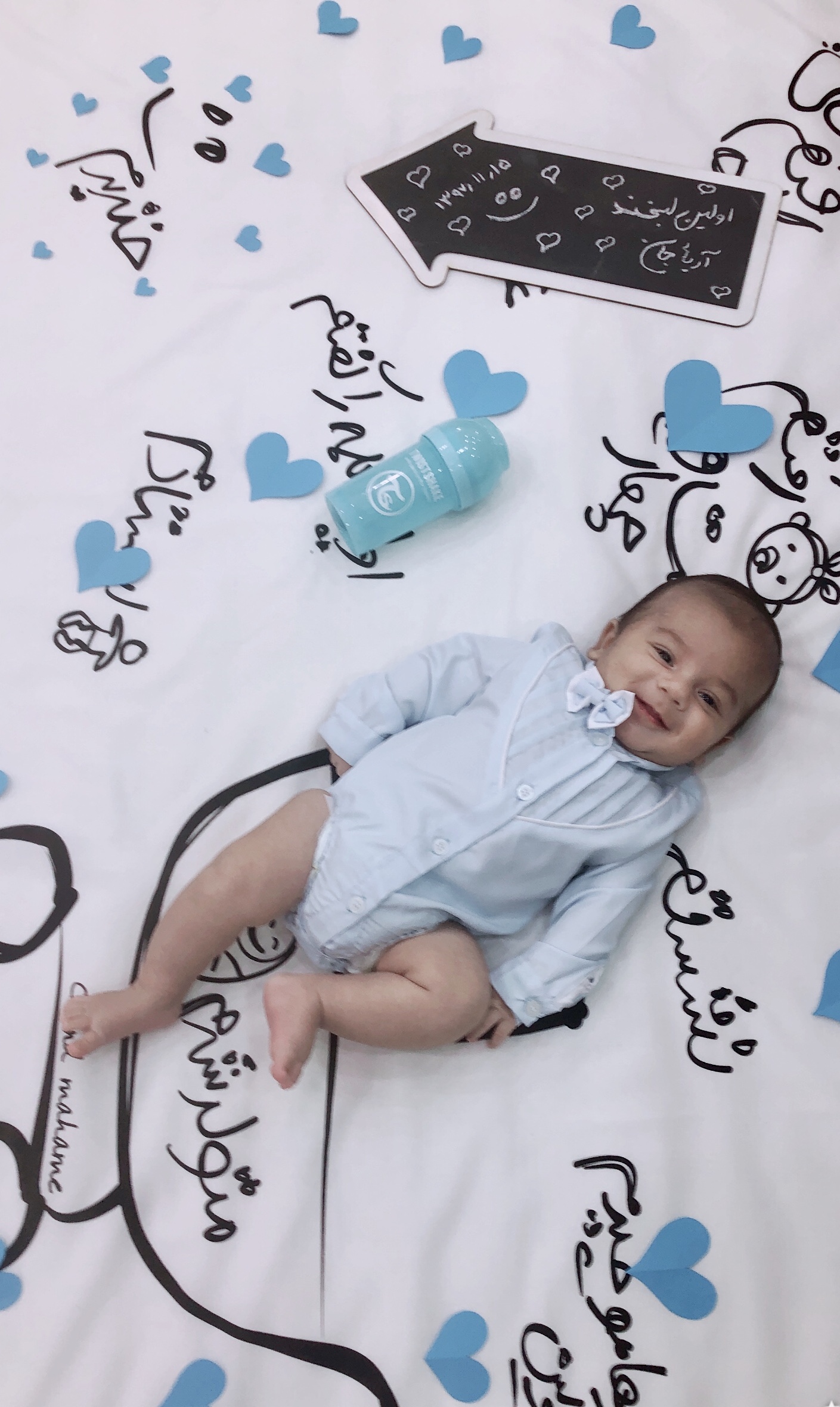 اولین خنده نوزاد محمدمهدی کاظمی