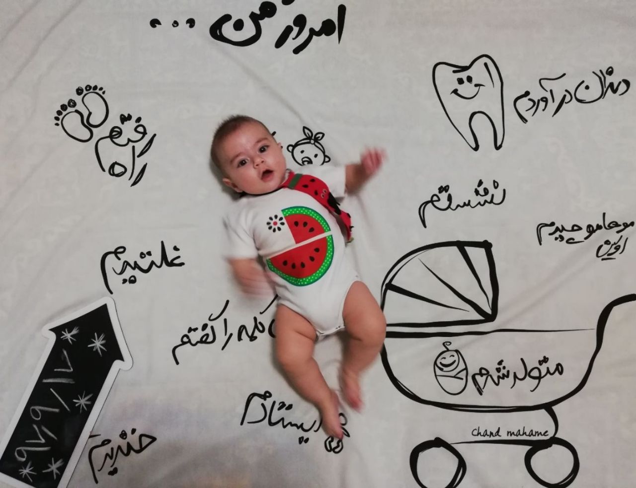 غلتیدن نوزاد هیراد پورعسگری