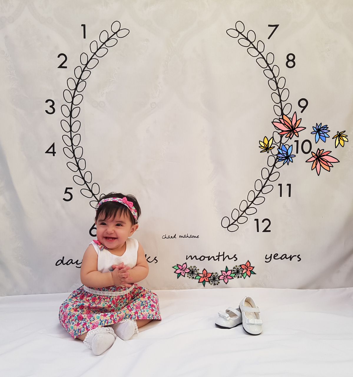 پارچه ماه شمار طرح شاخه زیتون هیراد پورعسگری