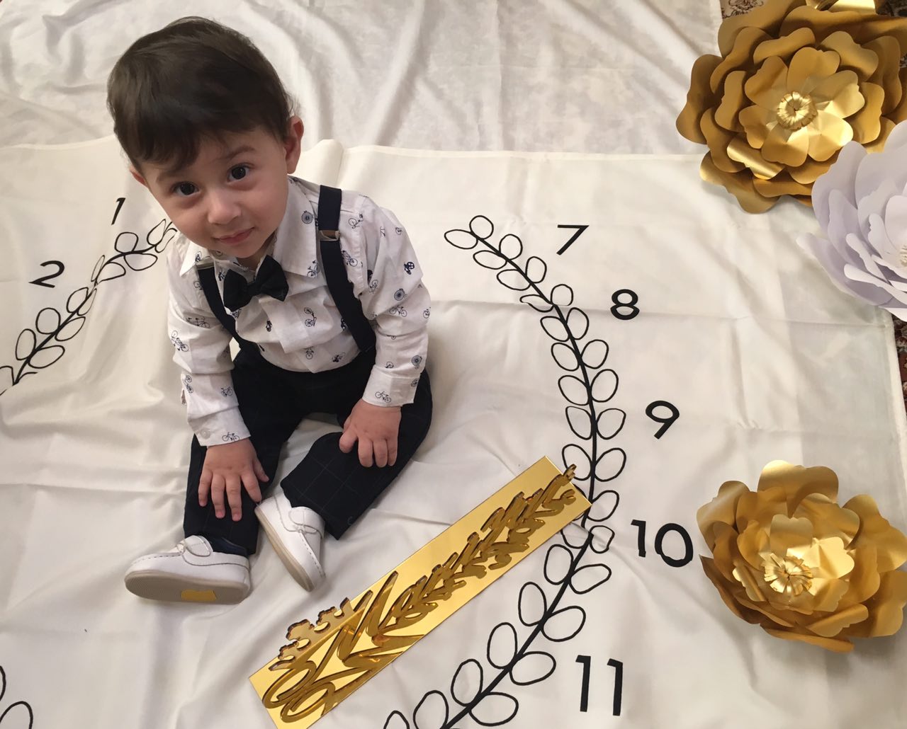 پارچه ماه شمار طرح شاخه زیتون هیراد پورعسگری