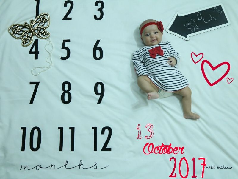 چهار ماهگی نوزاد هیراد پورعسگری