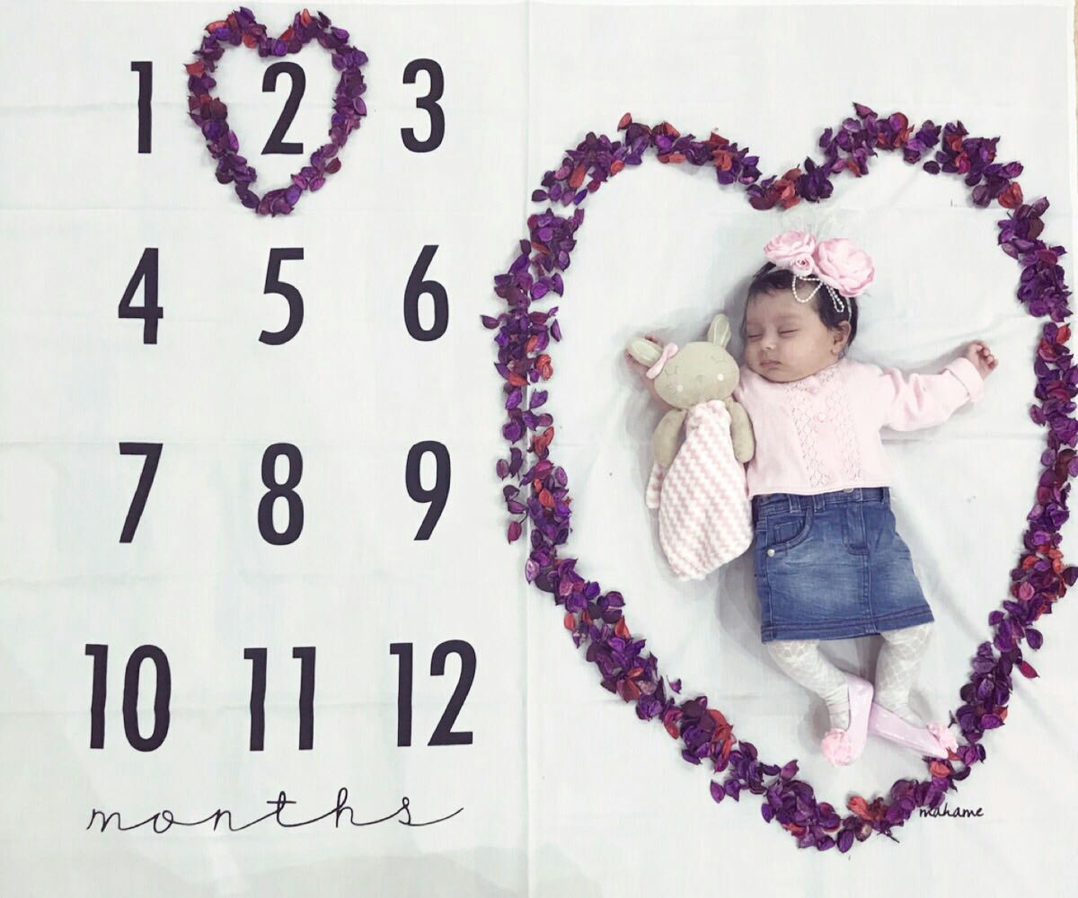 پارچه ماهگرد نوزاد طرح کلاسیک هیراد پورعسگری