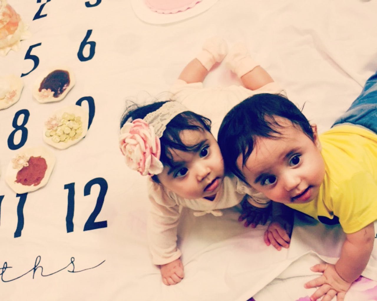 عکس نوزادان دوقلو هیراد پورعسگری