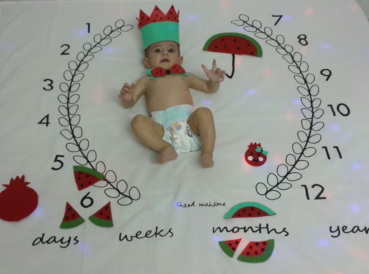 پارچه ماه شمار طرح شاخه زیتون هیراد پورعسگری