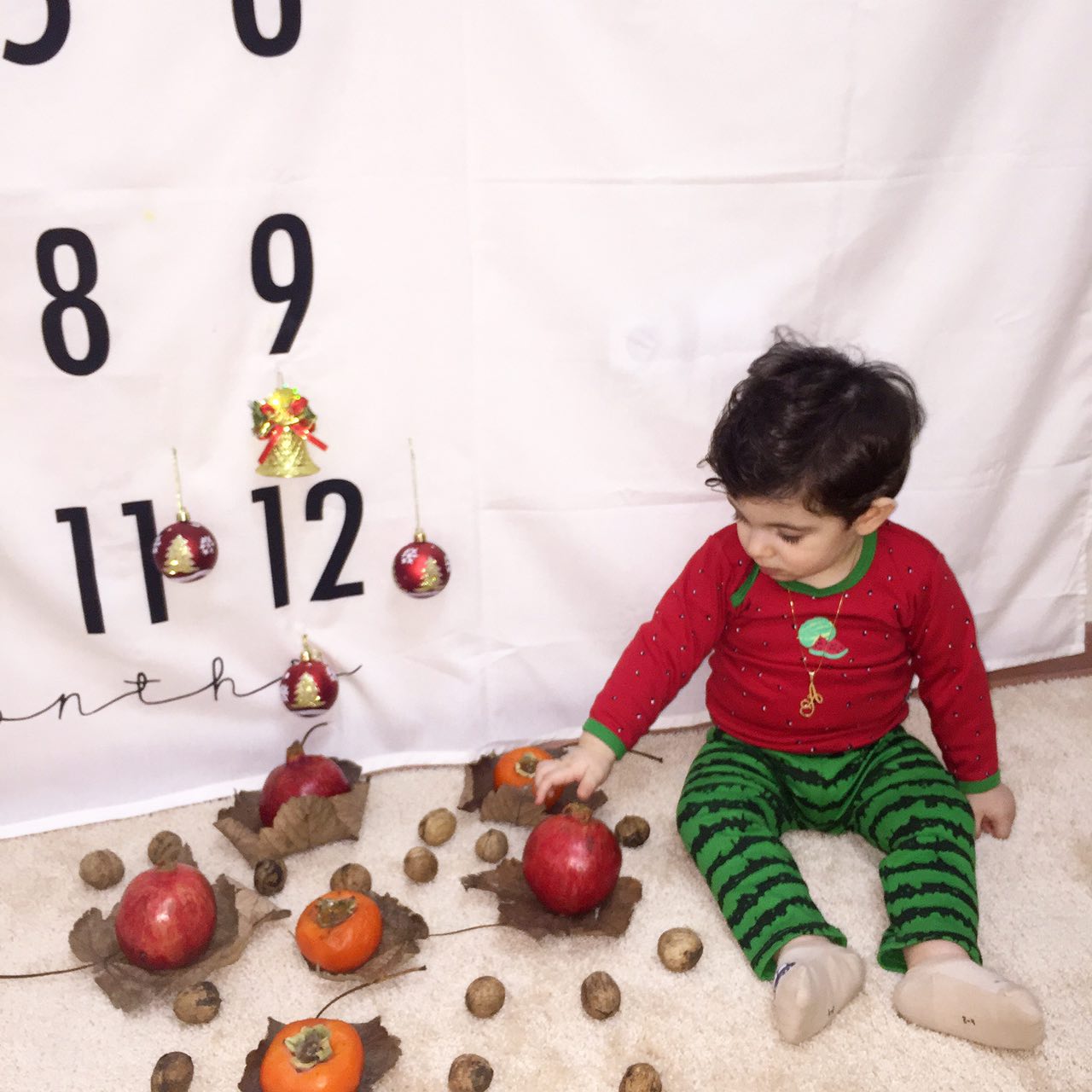 پارچه ماهگرد نوزاد طرح کلاسیک هیراد پورعسگری