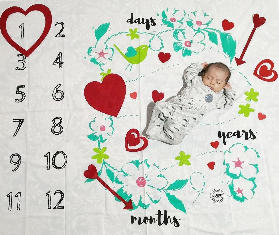 یک ماهگی نوزاد هیراد پورعسگری