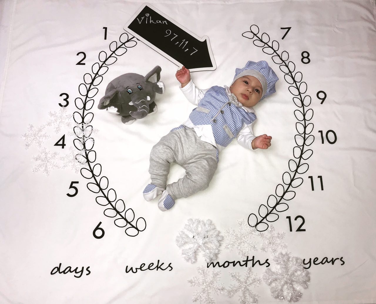 پارچه ماه شمار طرح شاخه زیتون هیراد پورعسگری