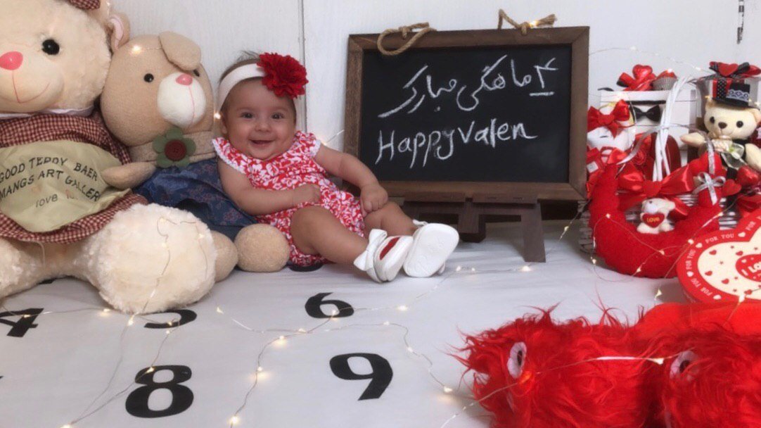 چهار ماهگی نوزاد هیراد پورعسگری