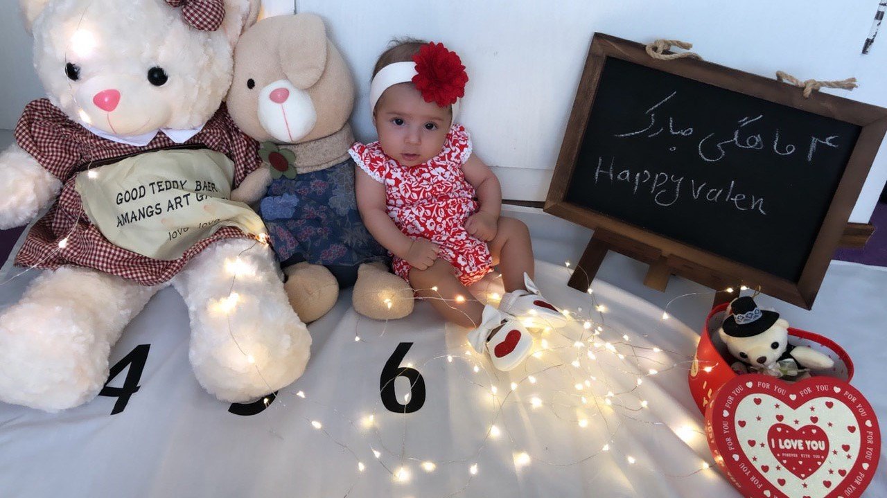 چهار ماهگی نوزاد هیراد پورعسگری