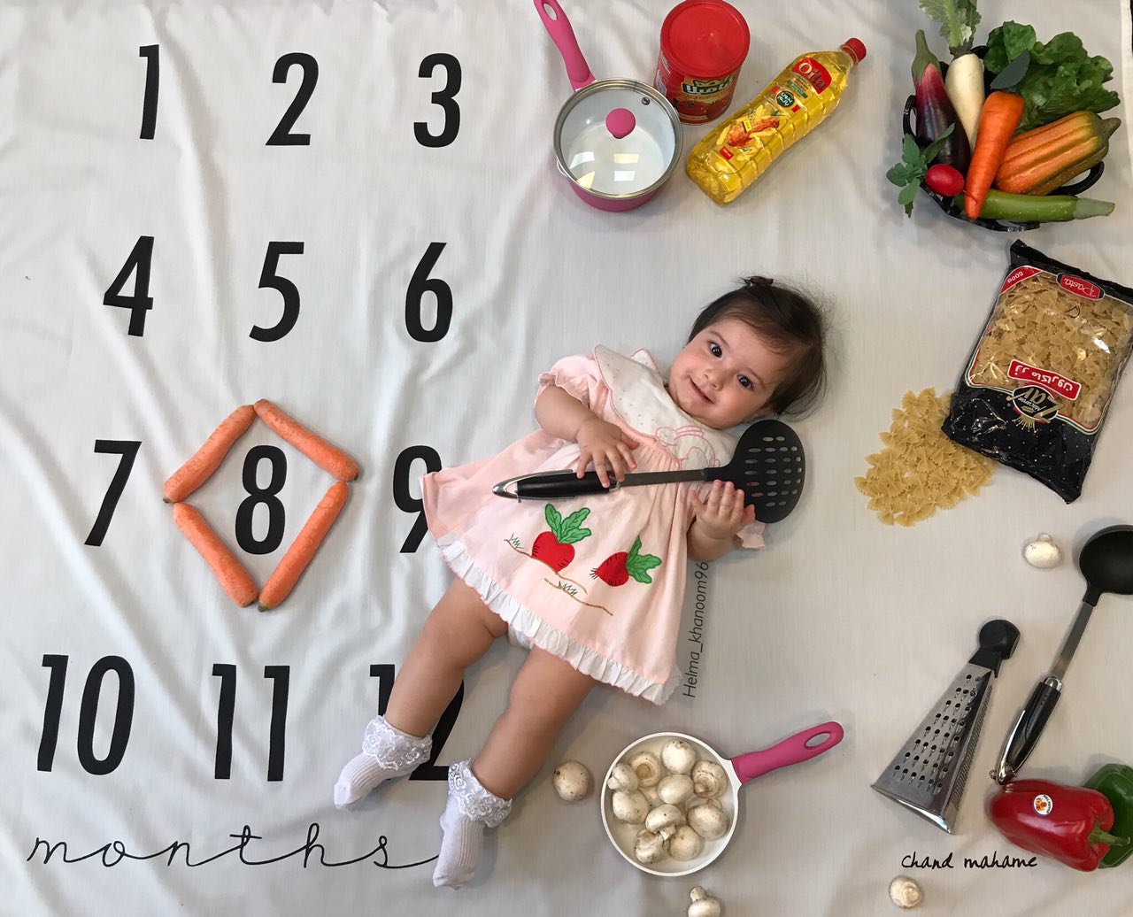 هشت ماهگی نوزاد هیراد پورعسگری