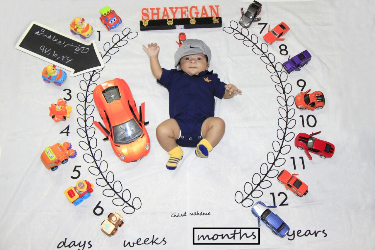 دو ماهگی نوزاد هیراد پورعسگری