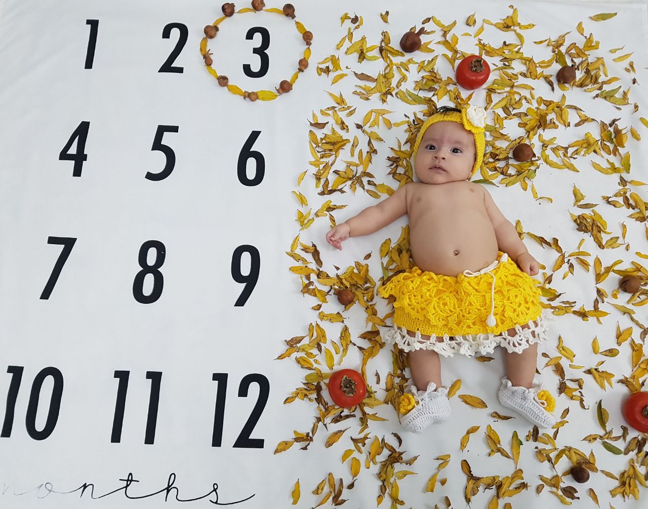 پارچه ماهگرد نوزاد طرح کلاسیک هیراد پورعسگری