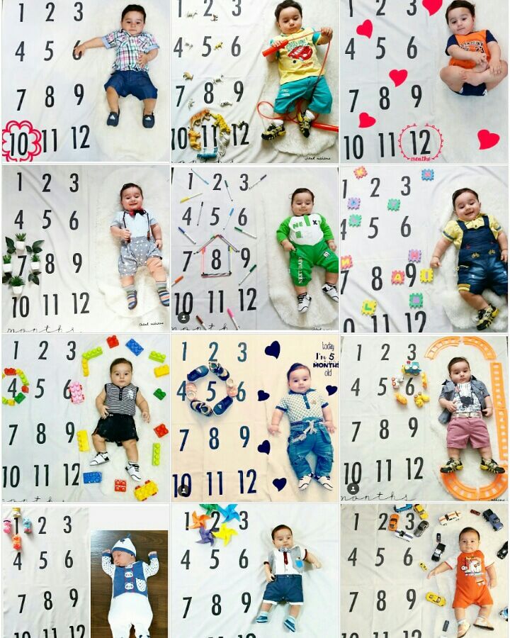 دوازده ماهگی نوزاد هیراد پورعسگری