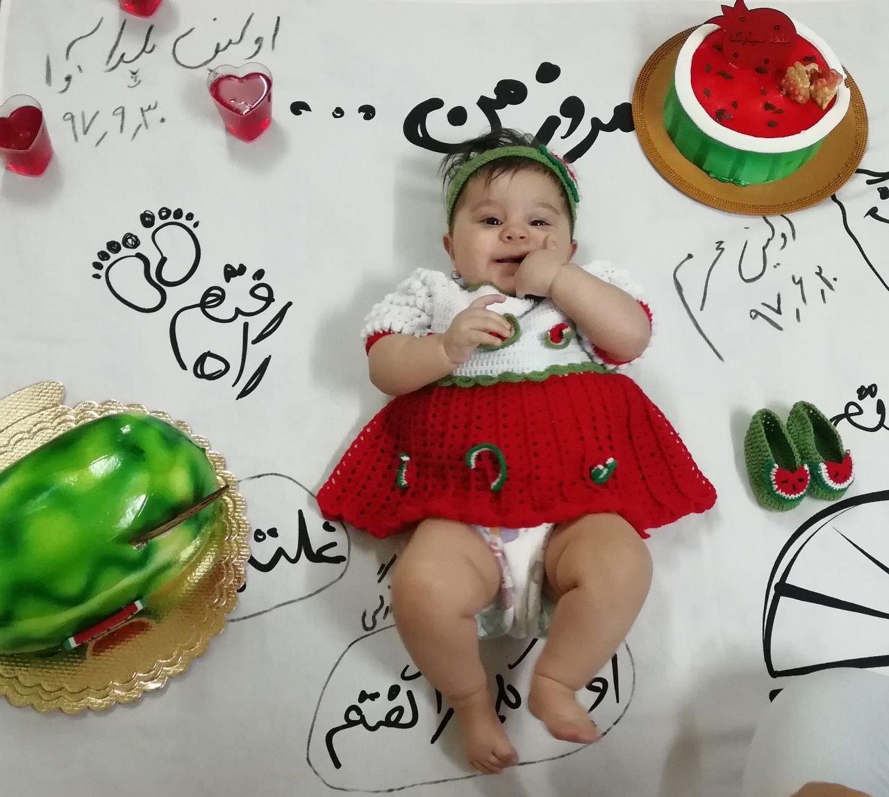 عکس نوزاد دختر هیراد پورعسگری