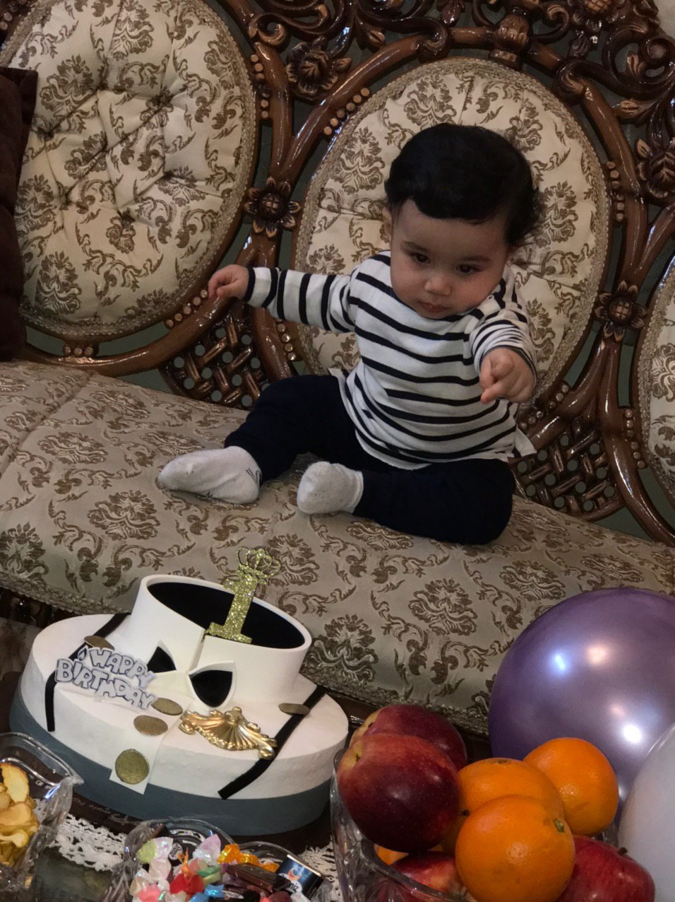 دوازده ماهگی نوزاد آدرین معروفی