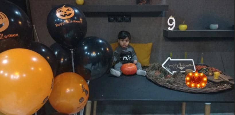 جشن هالووین کودک جانان نواصری