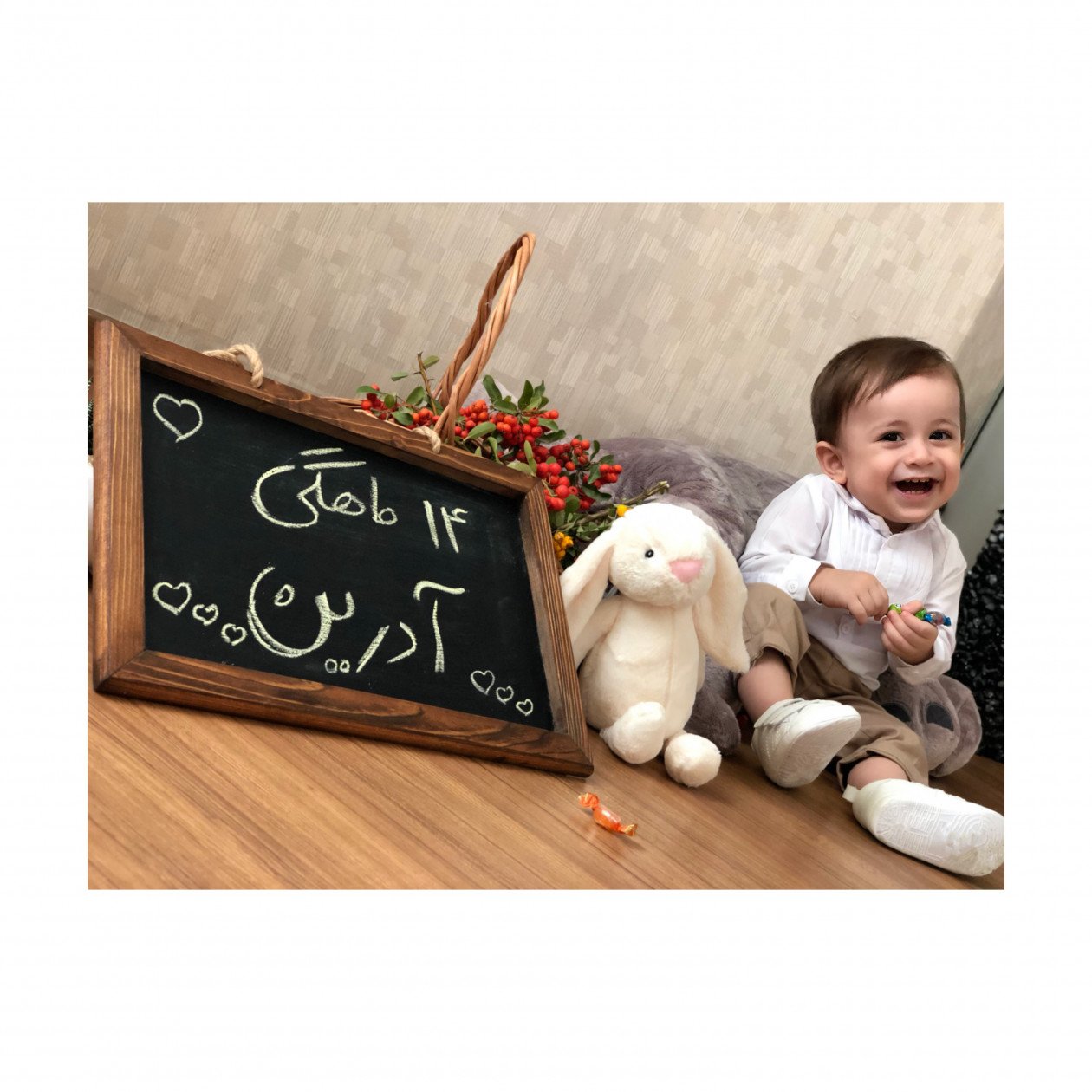 عکس نوزاد پسر ادرين معصومي