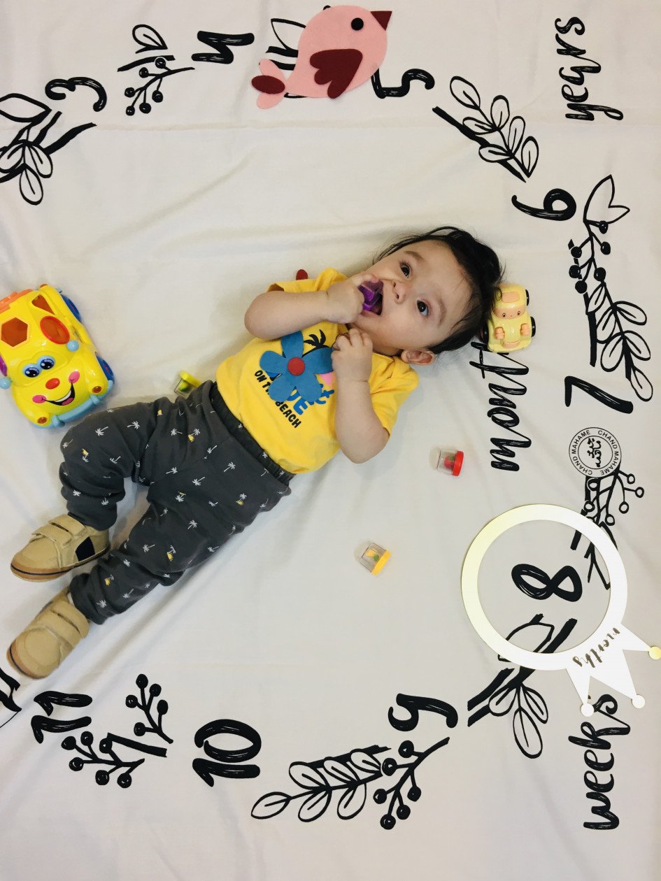 ده ماهگی نوزاد متین فلاح