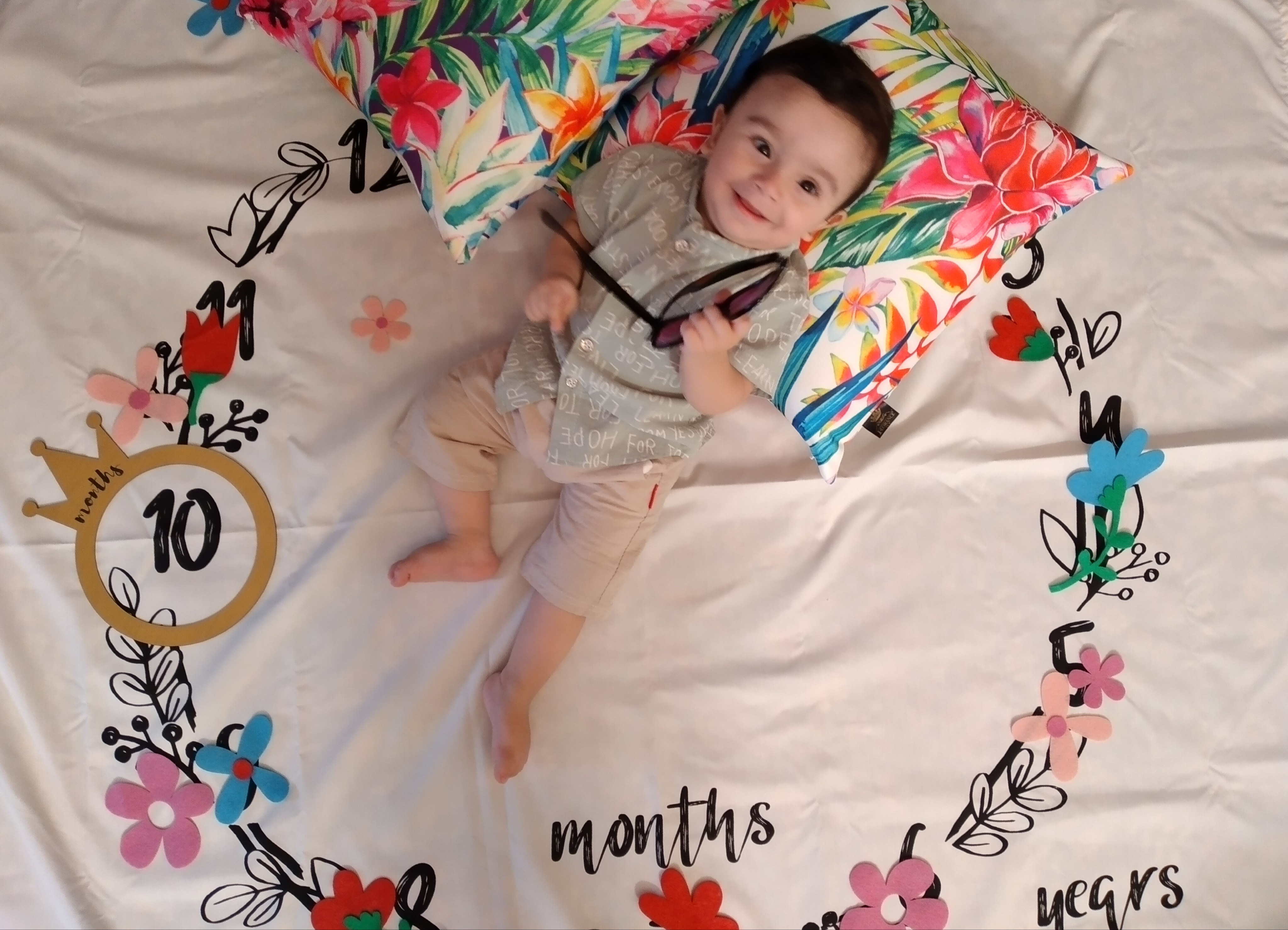 ده ماهگی نوزاد متین فلاح