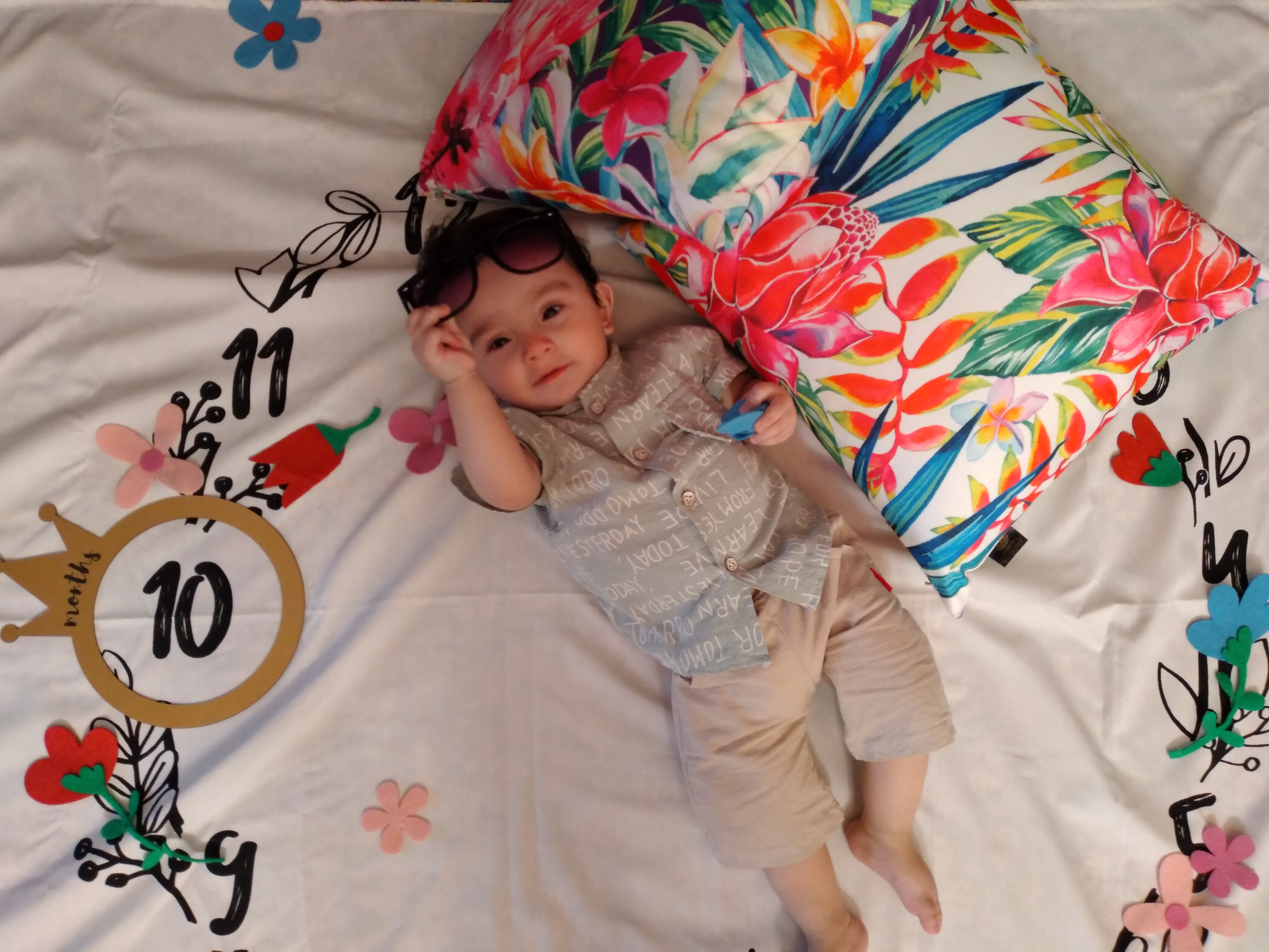 ده ماهگی نوزاد متین فلاح