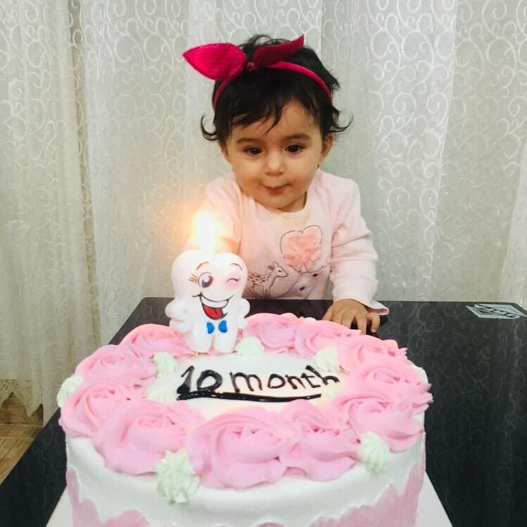 اصلاح موی نوزاد لیانا فرجی