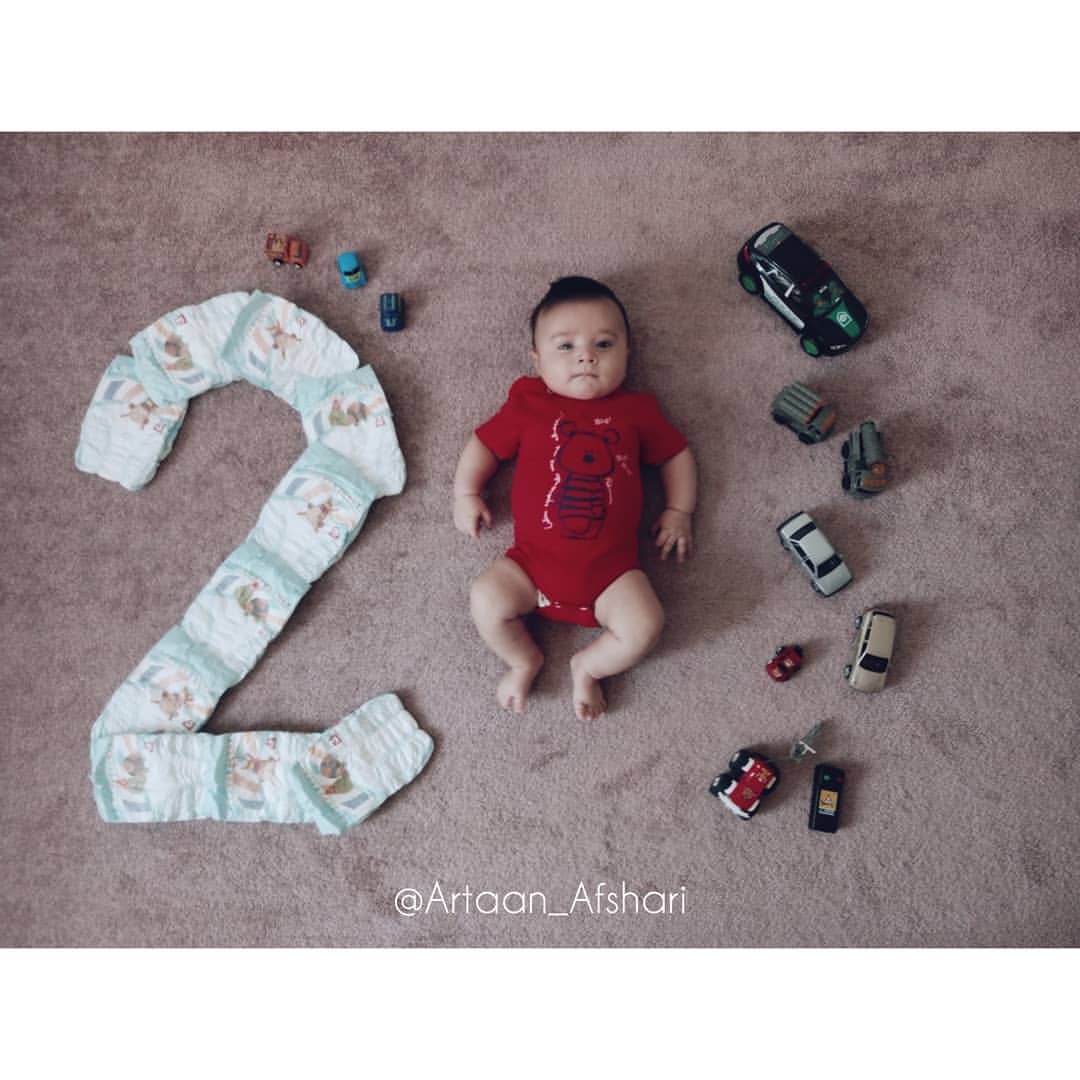 دو ماهگی نوزاد آرتان افشاری