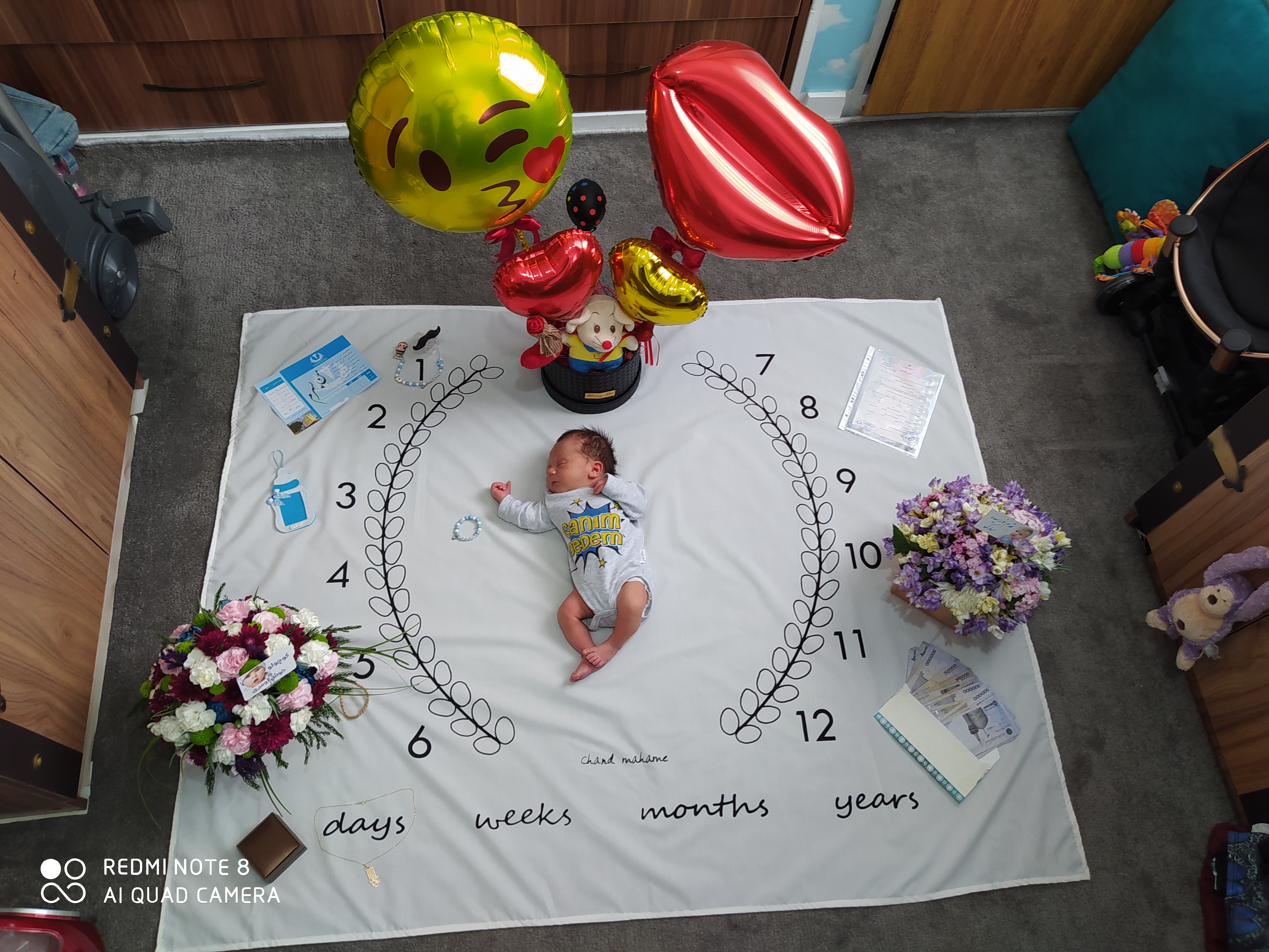 دوازده ماهگی نوزاد کوروش حیدرزاد