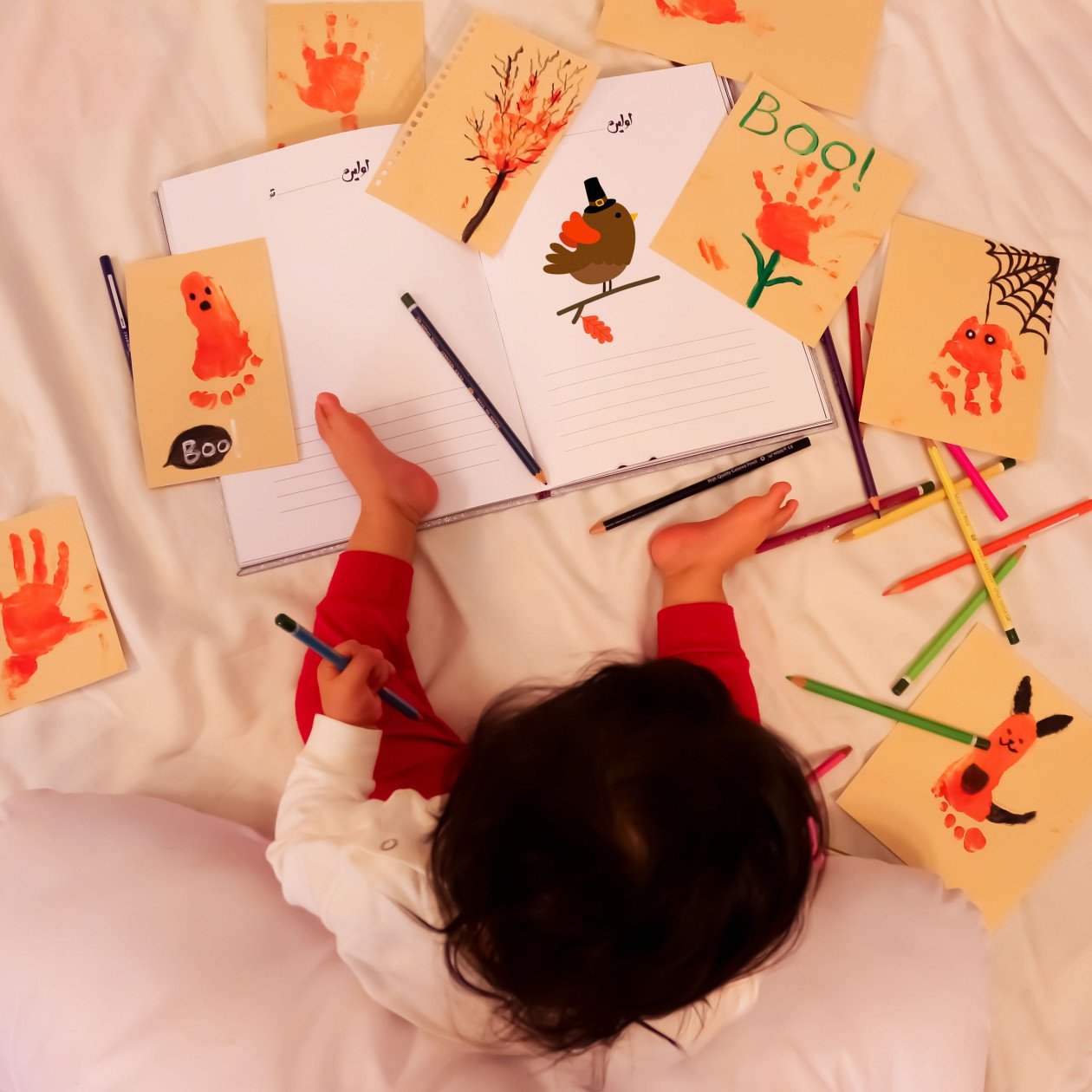 تم عکس پاییزی نوزاد گلشا معرفت