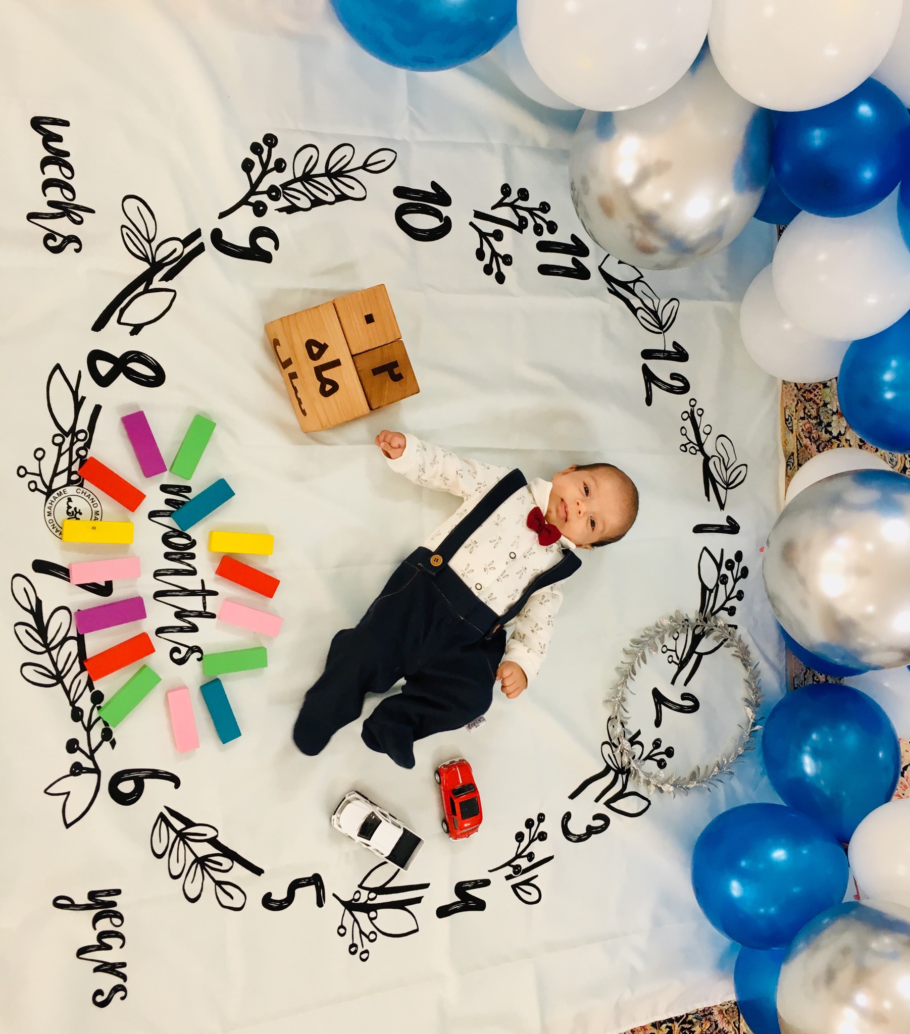 دو ماهگی نوزاد سامیار صاحبی