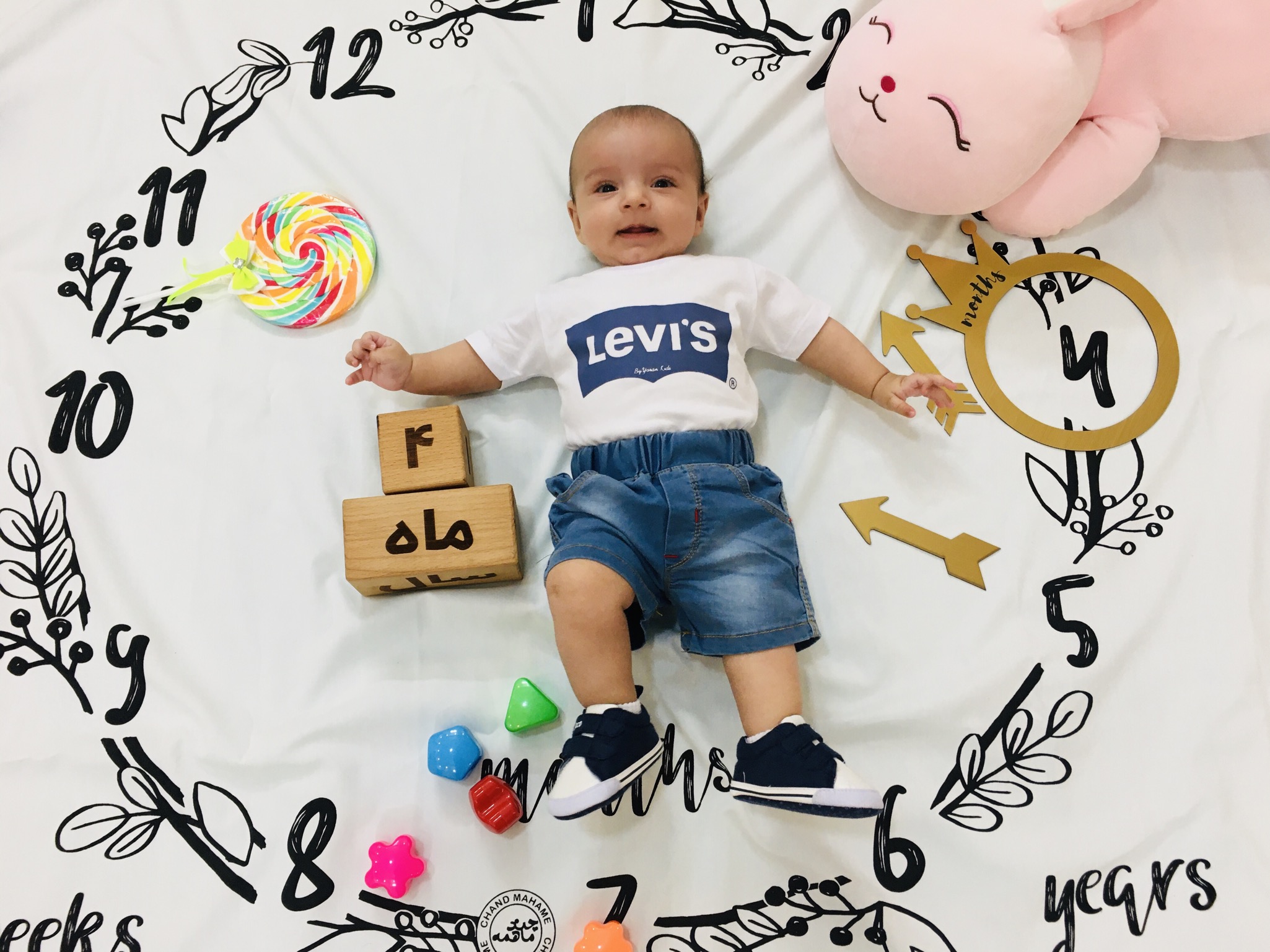 غلتیدن نوزاد سامیار صاحبی