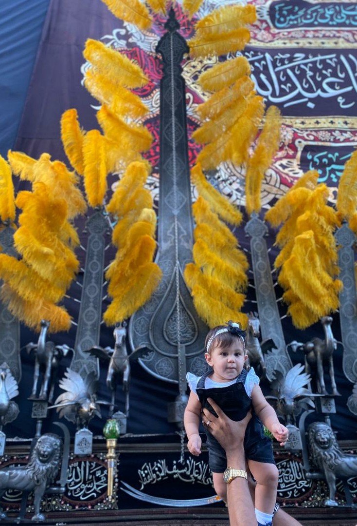 عکس محرم کودک آلا عسکریان