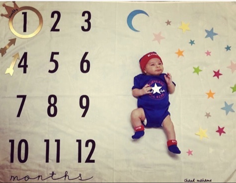 یک ماهگی نوزاد نیوان حسینی نقوی