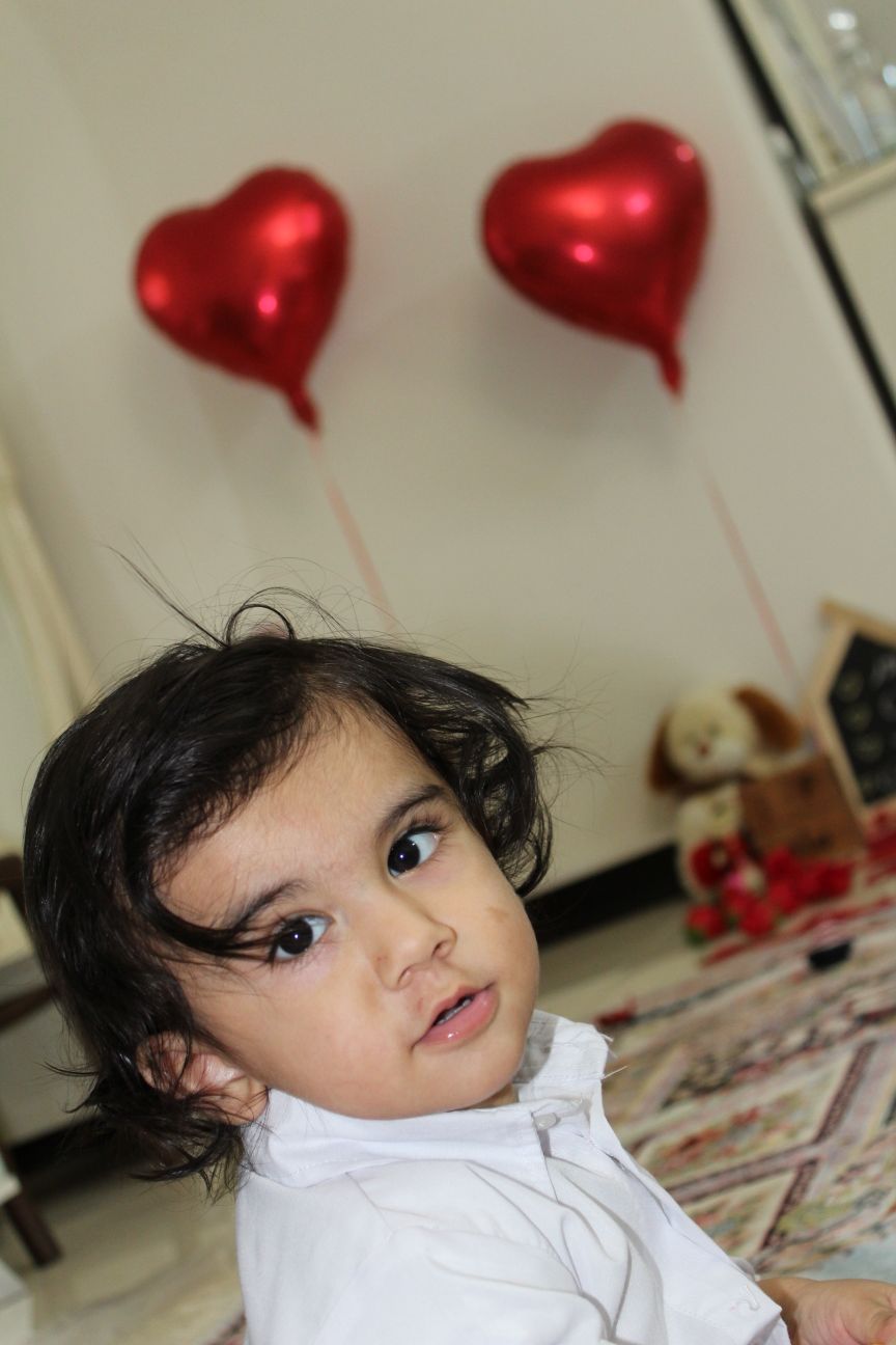 جشن ولنتاین کودک رادین و آیلین اسکندرزاده