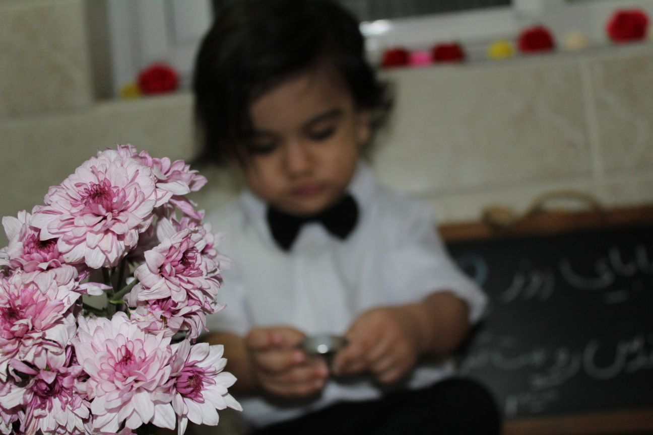 چهارده ماهگی_کودک رادین و آیلین اسکندرزاده