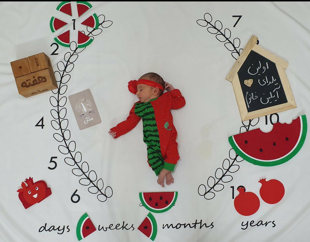 شب یلدا کودک رادین و آیلین اسکندرزاده