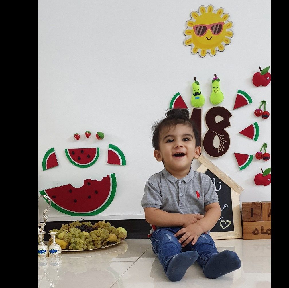 هجده ماهگی کودک رادین و آیلین اسکندرزاده