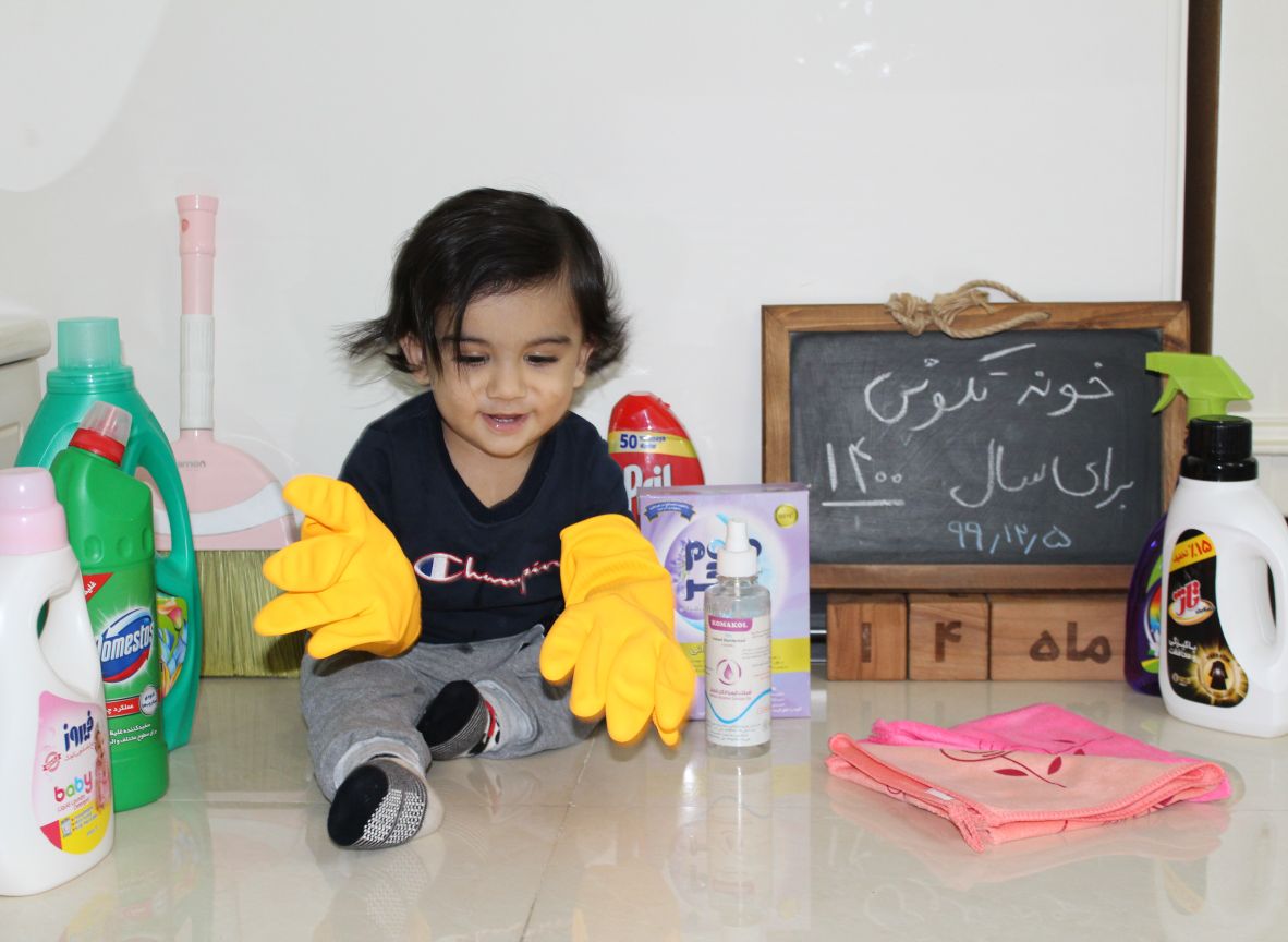 چهارده ماهگی_کودک رادین و آیلین اسکندرزاده