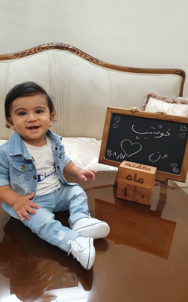 ده ماهگی نوزاد رادین و آیلین اسکندرزاده