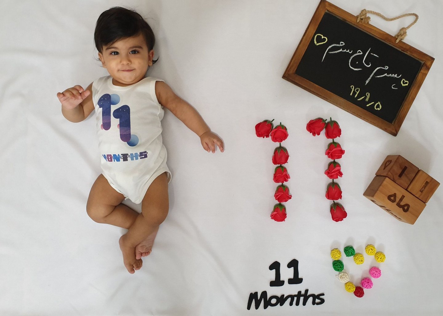 یازده ماهگی نوزاد رادین و آیلین اسکندرزاده