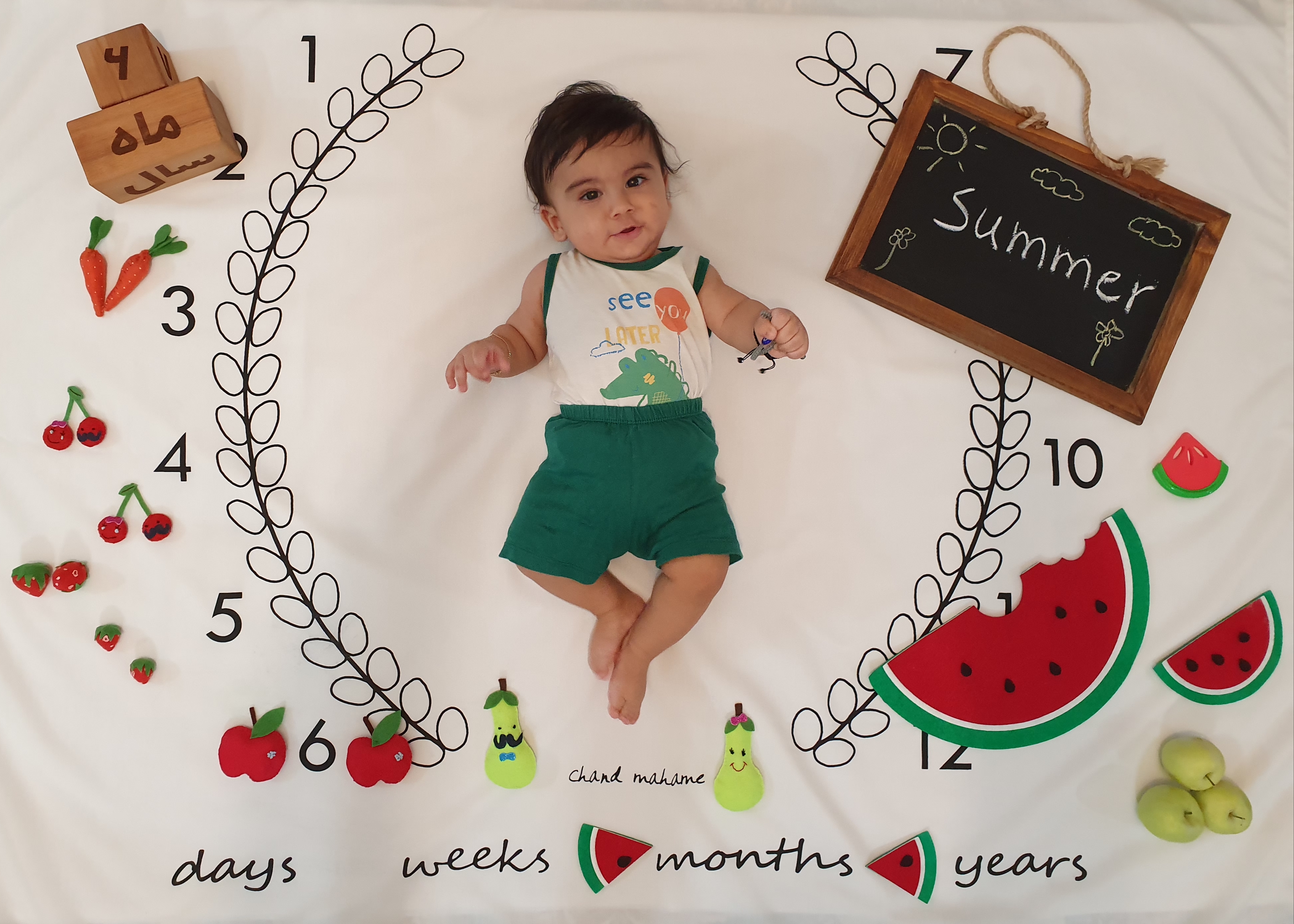 شش ماهگی نوزاد رادین و آیلین اسکندرزاده