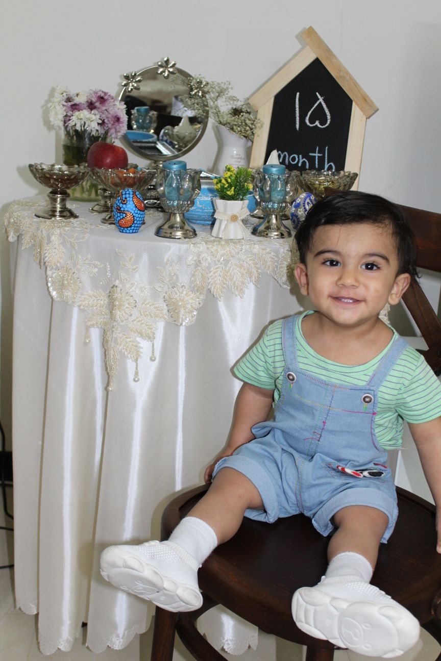 پانزده ماهگی کودک رادین و آیلین اسکندرزاده