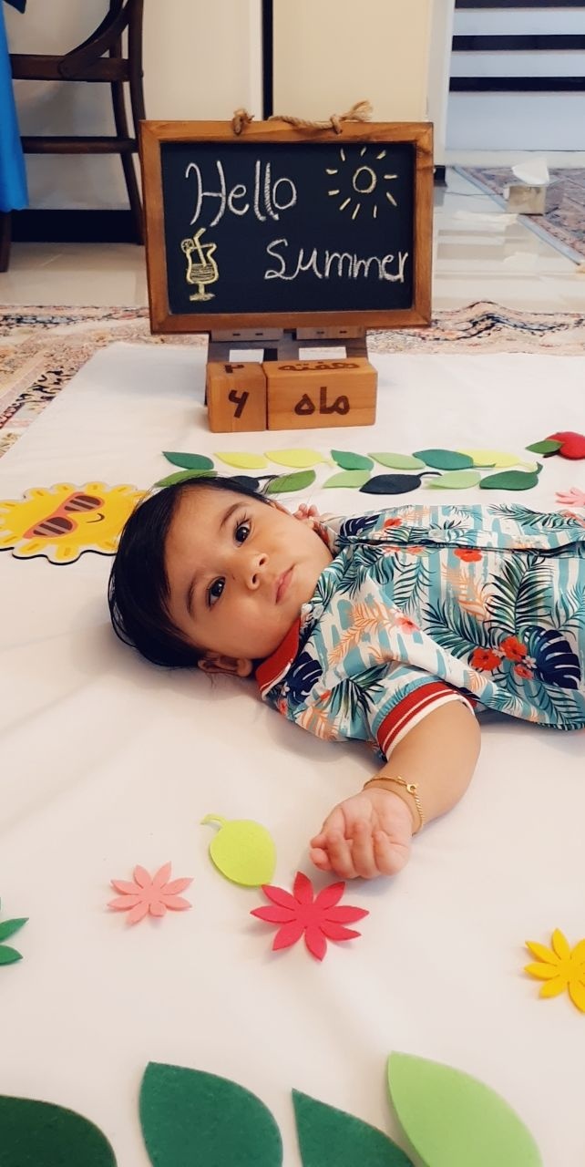 تم عکس تابستانی کودک رادین و آیلین اسکندرزاده