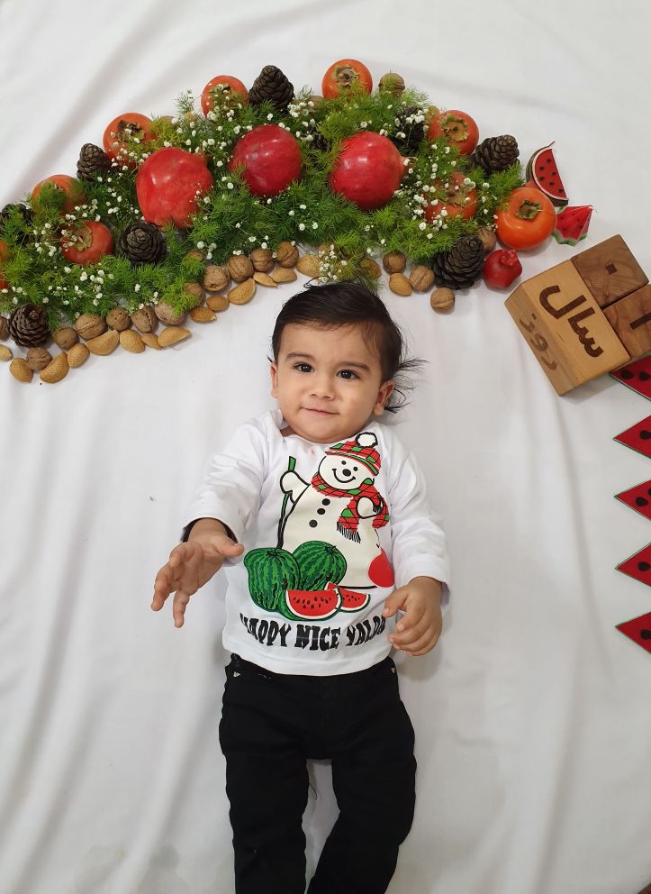 شب یلدا کودک رادین و آیلین اسکندرزاده