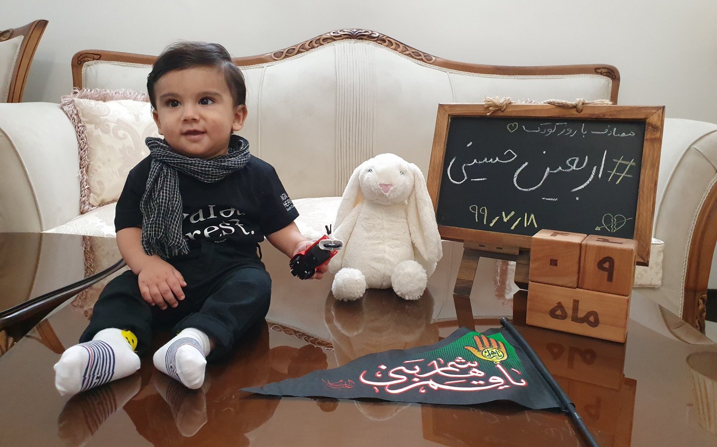 نه ماهگی نوزاد رادین و آیلین اسکندرزاده