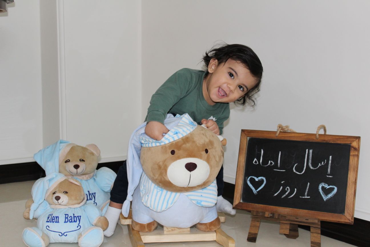 دوازده ماهگی نوزاد رادین و آیلین اسکندرزاده