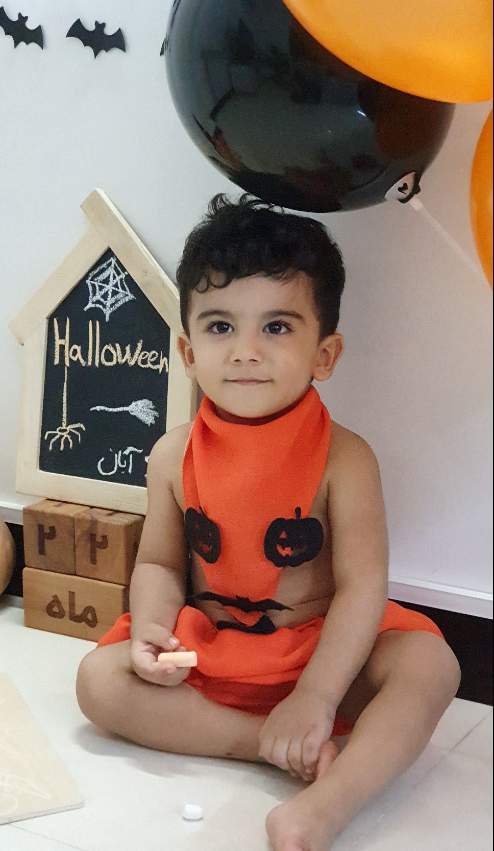 لباس عکاسی هالووین پسرانه رادین و آیلین اسکندرزاده