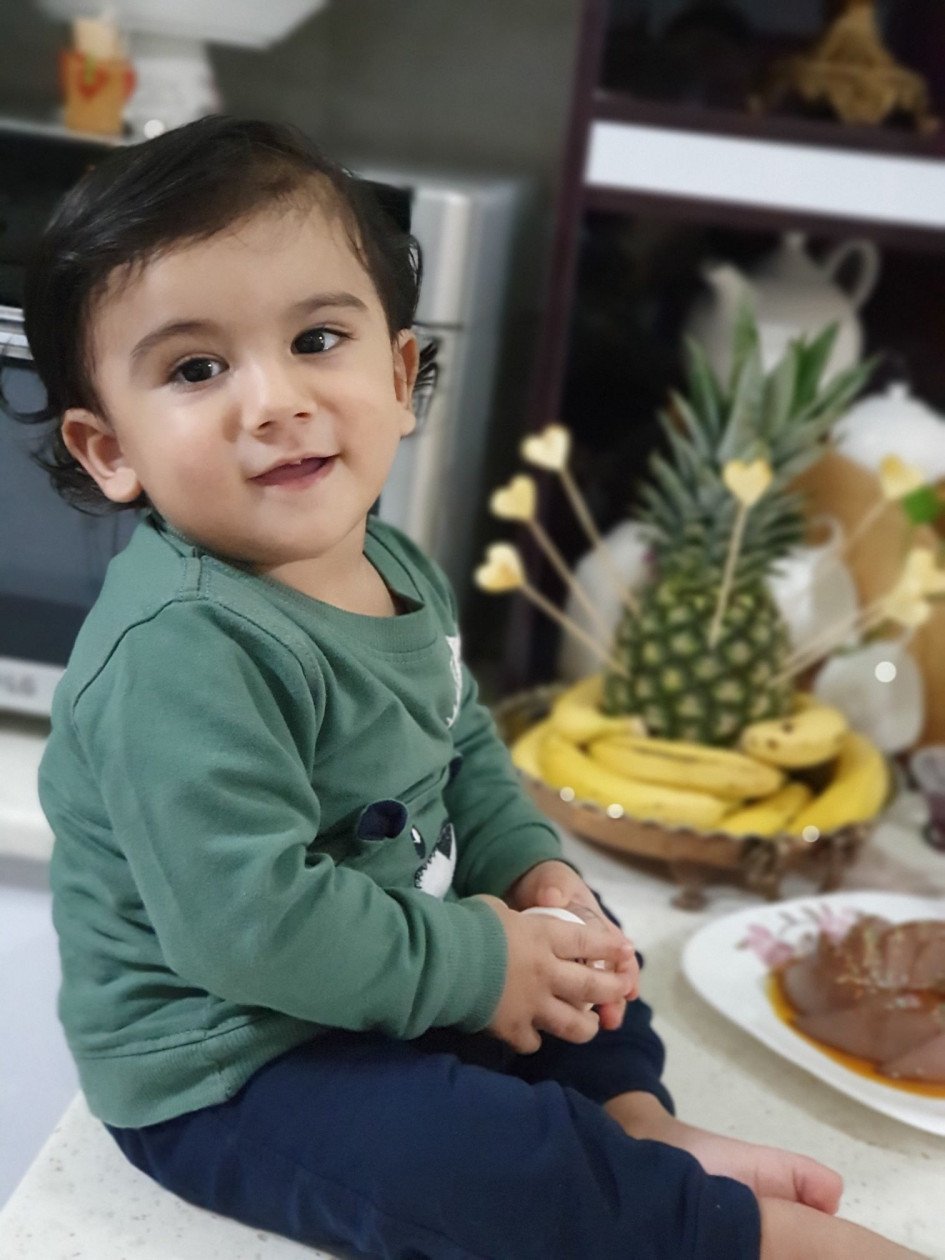 دوازده ماهگی نوزاد رادین و آیلین اسکندرزاده