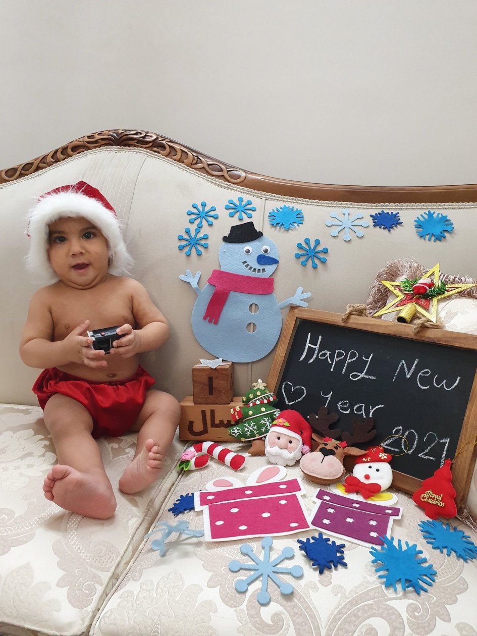 جشن کریسمس کودک رادین و آیلین اسکندرزاده